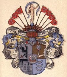 Adeler, Coat of arms - Vbenskjold. 