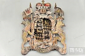 Hohenlohe-Langenburg coat of arms, Schloss Langenburg, Baden-Wrttemberg,  Germany, Stock Photo, Picture And Rights Managed Image. Pic. IBR-4230120 |  agefotostock